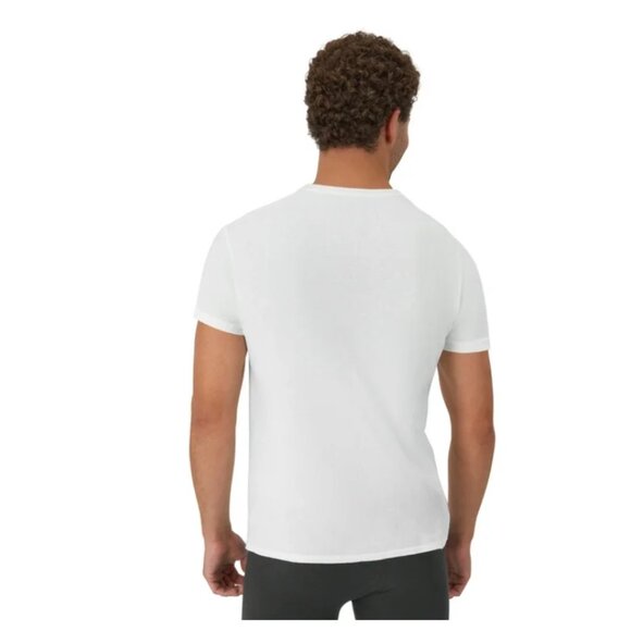 White T-Shirt Undershirts, 10-Pack, Best Cotton Undershirts, Stay-Tucked T-Shirt - Picture 4 of 5